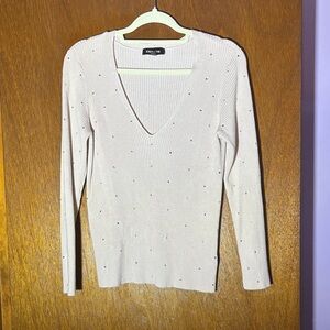 NWOT Express Ribbed Sweater in Light Pink